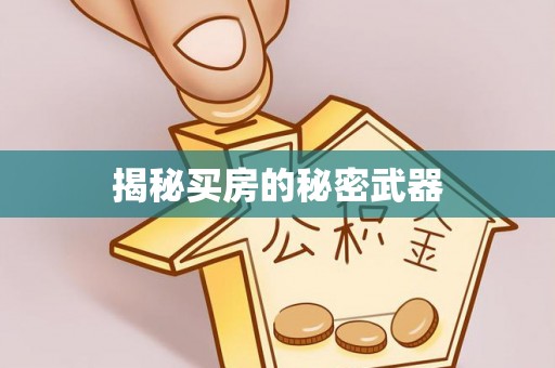 平阴揭秘买房的秘密武器