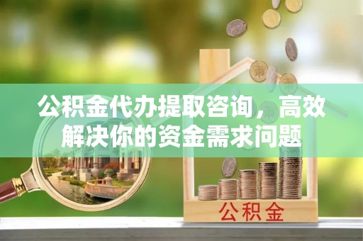 平阴公积金代办提取咨询，高效解决你的资金需求问题