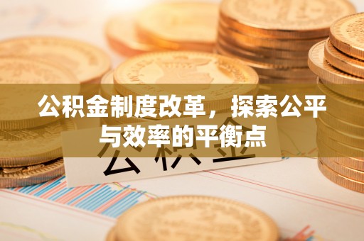 平阴公积金制度改革，探索公平与效率的平衡点